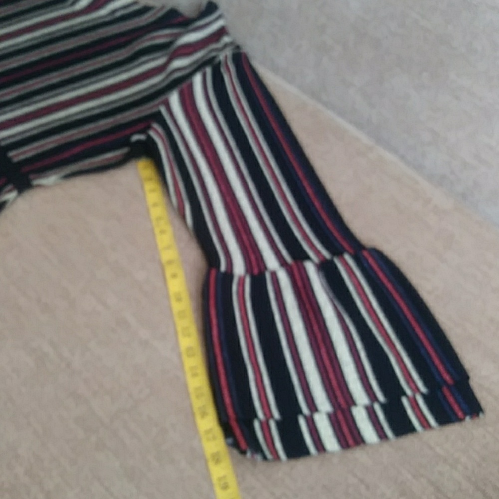 **SOLD**   One-Shoulder Striped Dress - Picture 8 of 8